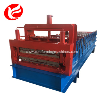 Roof panel double deck roll forming line